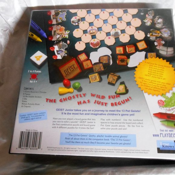 Geist Junior Board Game Wild Fun Has Just Begun! Family Game New Sealed. - Picture 3 of 4